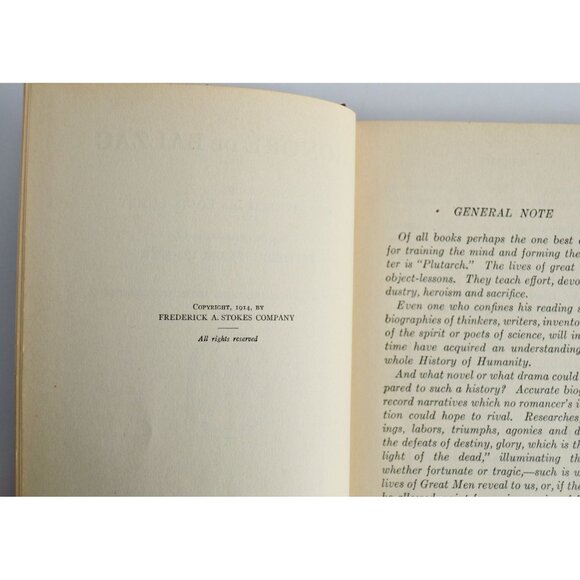 Honore de Balzac Albert Keim Louis Lumet 1914 Hardcover Antique Book - Picture 5 of 5